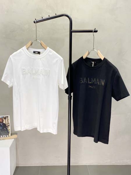2025年7月10日入荷新作BALMAIN半袖Tシャツ 高级品超厳選★入手困難/誕生日プレゼント/SUS工場S-2XL