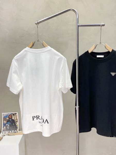 2025年7月10日入荷新作Prada半袖Tシャツ 高级品超厳選★入手困難/誕生日プレゼント/SUS工場S-XL