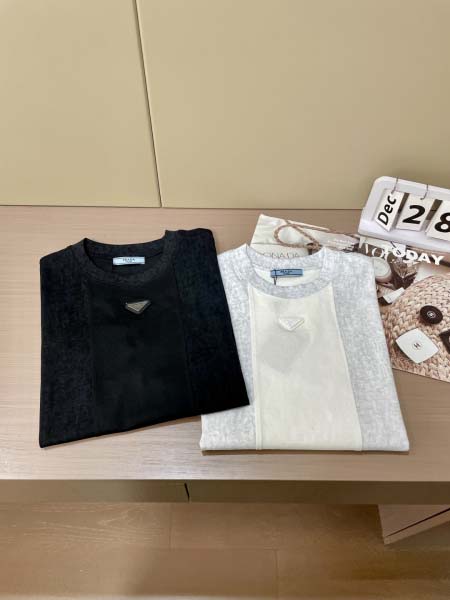 2025年7月10日入荷新作Prada半袖Tシャツ 高级品超厳選★入手困難/誕生日プレゼント/SUS工場XS-L