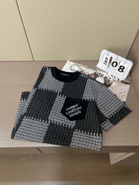 2025年7月10日入荷新作LOUIS VUITTON半袖Tシャツ 高级品超厳選★入手困難/誕生日プレゼント/SUS工場XS-L