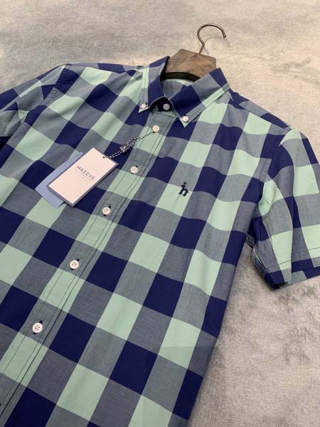 2025年7月16日入荷新作Hazzys半袖 シャツ 高级品/ビジネス/入手困難/誕生日プレゼント/COLO工場M-XXXL