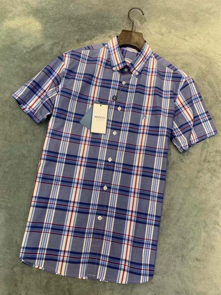 2025年7月16日入荷新作Hazzys半袖 シャツ 高级品/ビジネス/入手困難/誕生日プレゼント/COLO工場M-XXXL