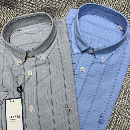 2025年7月16日入荷新作Hazzys半袖 シャツ 高级品/ビジネス/入手困難/誕生日プレゼント/COLO工場M-XXXL