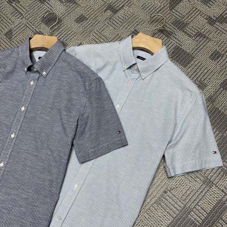 2025年7月16日入荷新作Tommy半袖 シャツ 高级品/ビジネス/入手困難/誕生日プレゼント/COLO工場M-XXXL