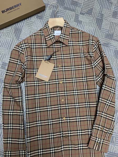 2025年7月16日入荷新作Burberry長袖 シャツ 高级品/ビジネス/入手困難/誕生日プレゼント/COLO工場S-XXL