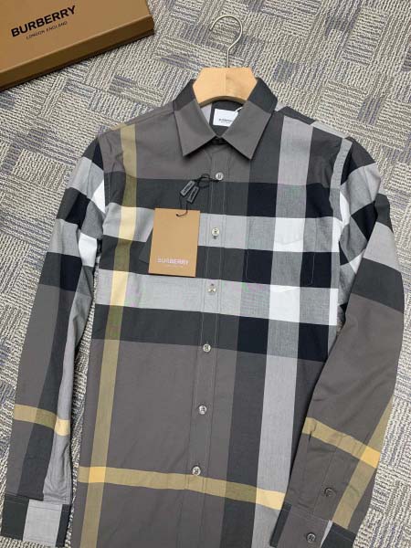 2025年7月16日入荷新作Burberry長袖 シャツ 高级品/ビジネス/入手困難/誕生日プレゼント/COLO工場M-XXXL