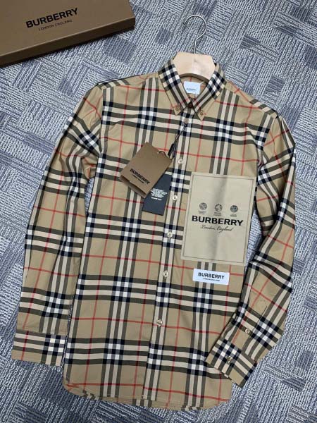 2025年7月16日入荷新作Burberry長袖 シャツ 高级品/ビジネス/入手困難/誕生日プレゼント/COLO工場S-XXL