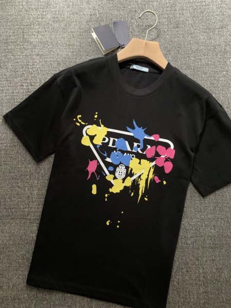 2025年7月16日入荷新作Prada半袖Tシャツ 高级品/ビジネス/入手困難/誕生日プレゼント/COLO工場M-XXXXL