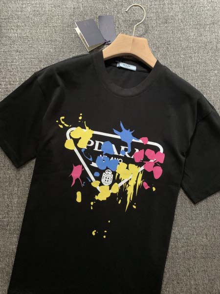 2025年7月16日入荷新作Prada半袖Tシャツ 高级品/ビジネス/入手困難/誕生日プレゼント/COLO工場M-XXXXL