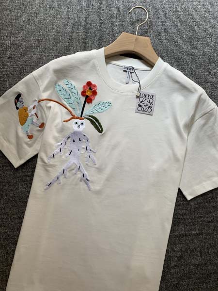 2025年7月16日入荷新作Loewe半袖Tシャツ 高级品/ビジネス/入手困難/誕生日プレゼント/COLO工場S-XXL