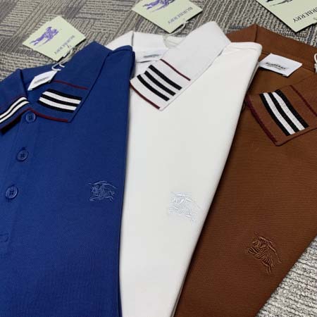 2025年7月17日入荷新作Burberry半袖ポロシャツ 高级品/ビジネス/入手困難/誕生日プレゼント/COLO工場S-XXL
