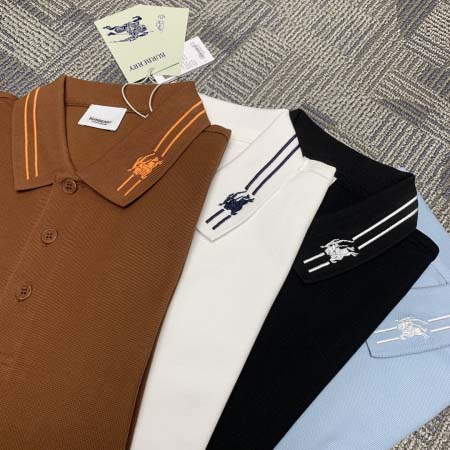 2025年7月17日入荷新作Burberry半袖ポロシャツ 高级品/ビジネス/入手困難/誕生日プレゼント/COLO工場S-XXL