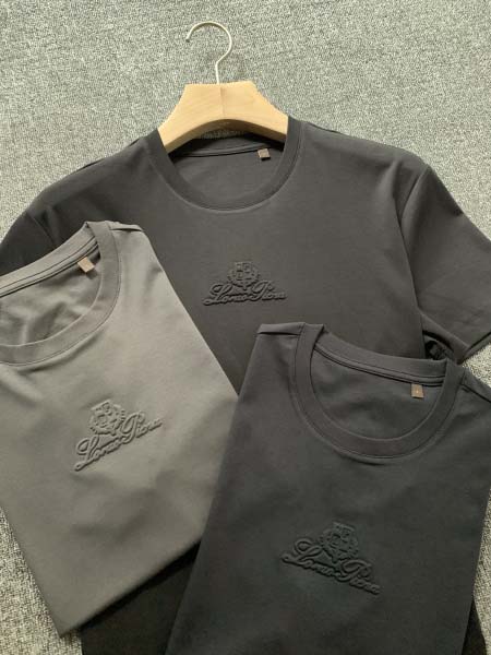 2025年7月17日入荷新作Loropiana半袖Tシャツ 高级品/ビジネス/入手困難/誕生日プレゼント/COLO工場M-XXXL