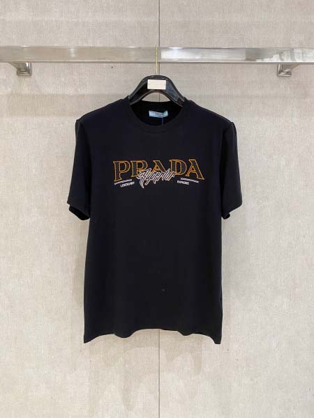 2025年7月1日入荷新作Prada半袖Tシャツ 高级品超厳...