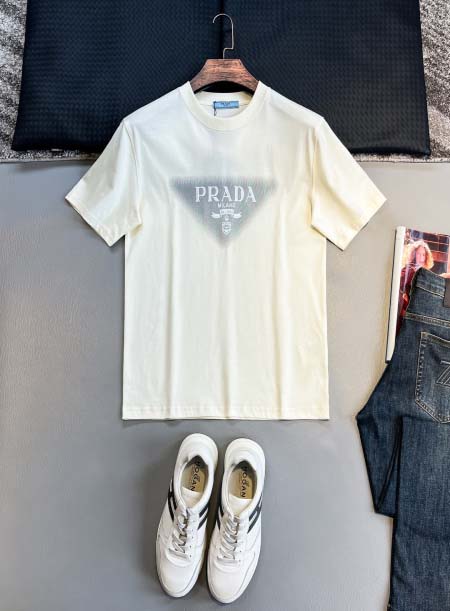 2025年7月1日入荷新作Prada半袖Tシャツ 高级品超厳...