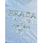 2025年7月1日入荷新作Prada半袖Tシャツ 高级品超厳選★入手困難/誕生日プレゼント/MF工場