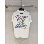 2025年7月1日入荷新作Louis Vuitton半袖Tシャツ 高级品超厳選★入手困難/誕生日プレゼント/MF工場