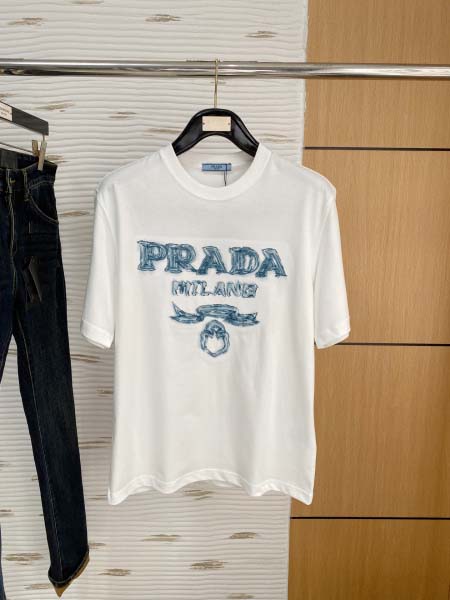 2025年7月1日入荷新作Prada半袖Tシャツ 高级品超厳...