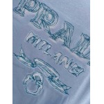 2025年7月1日入荷新作Prada半袖Tシャツ 高级品超厳選★入手困難/誕生日プレゼント/MF工場