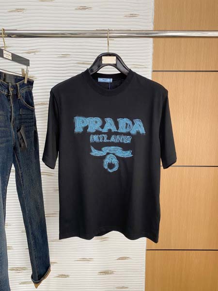 2025年7月1日入荷新作Prada半袖Tシャツ 高级品超厳...