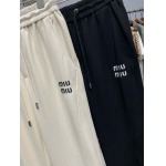 2025年7月1日入荷新作Miumiu春夏スウェットパンツ 高级品超厳選★入手困難/誕生日プレゼント/MF工場