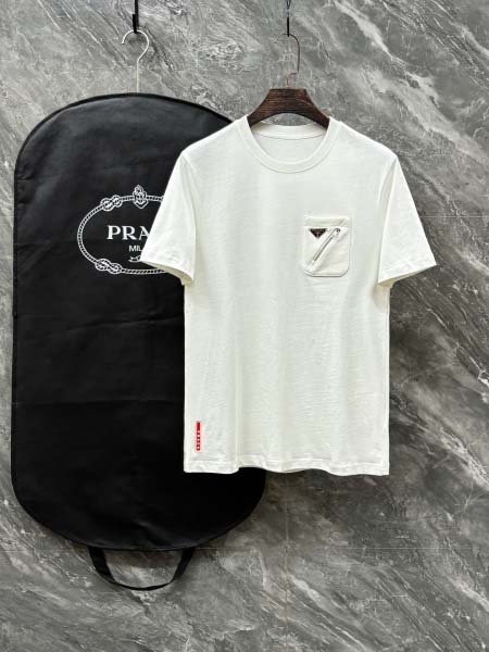 2025年7月2日入荷新作Prada半袖Tシャツ 高级品超厳...