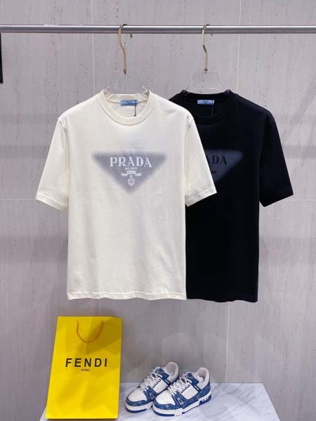 2025年7月2日入荷新作Prada半袖Tシャツ 高级品超厳...