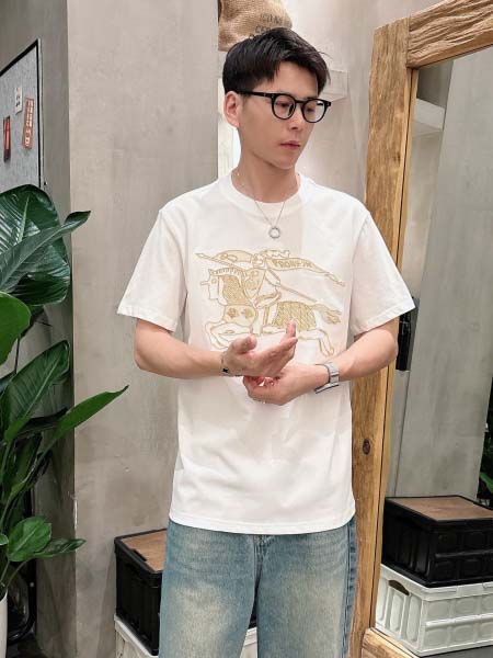 2025年7月2日入荷新作Burberry半袖Tシャツ 高级...