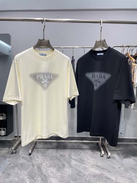 2025年7月2日入荷新作Prada半袖Tシャツ 高级品超厳...