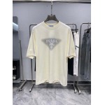 2025年7月2日入荷新作Prada半袖Tシャツ 高级品超厳選★入手困難/誕生日プレゼント/MF工場