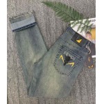2025年7月3日入荷新作FENDI デニムパンツ春 夏人気/高品質/定番/セール開催中/A+A工場