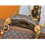 2025年7月10日入荷新作M81098 Nicolas Ghesquire  Croissant  2022  Loop   23 x 13 x 6極品/正規品同様/人気/革/バッグルイヴィトン/CX工場