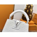 2025年7月10日入荷新作M83115 CAPUCINES  Capucines 16x11.3x6.5極品/正規品同様/人気/革/バッグルイヴィトン/CX工場