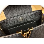 2025年7月10日入荷新作CAPUCINES  N85829  CapucinesLVLV  21x14x8極品/正規品同様/人気/革/バッグルイヴィトン/CX工場