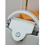 2025年7月10日入荷新作M22606 CAPUCINES   Capucines B andLV Taurillon  21x14x8極品/正規品同様/人気/革/バッグルイヴィトン/CX工場