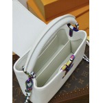 2025年7月10日入荷新作M22606 CAPUCINES   Capucines B andLV Taurillon  21x14x8極品/正規品同様/人気/革/バッグルイヴィトン/CX工場