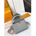 2025年7月10日入荷新作M23363   capucines bb  monogram   21 x 14 x 8極品/正規品同様/人気/革/バッグルイヴィトン/CX工場