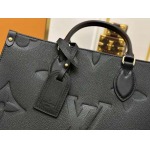 2025年7月10日入荷新作M45595  OnTheGo Monogram Empreinte 13  35x27 x14極品/正規品同様/人気/革/バッグルイヴィトン/CX工場