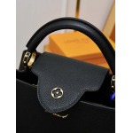 2025年7月10日入荷新作M24672capucines east  westIvcrushIv:29x19x9 cm極品/正規品同様/人気/革/バッグルイヴィトン/CX工場