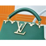 2025年7月10日入荷新作m23766cacines bb flower crown   taurillon monogram Iv:21x14x8cm極品/正規品同様/人気/革/バッグルイヴィトン/CX工場