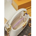 2025年7月10日入荷新作M24683 CAPUCINES    Capucines Taurillon 21 x 14x8極品/正規品同様/人気/革/バッグルイヴィトン/CX工場