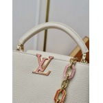 2025年7月10日入荷新作M24684 CAPUCINES BB   Capucines BBTaurillon 27 x 18x9極品/正規品同様/人気/革/バッグルイヴィトン/CX工場