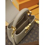 2025年7月10日入荷新作M23943 CAPUCINES  CapucinesMonogram LVTaurillon  21 x14x8極品/正規品同様/人気/革/バッグルイヴィトン/CX工場