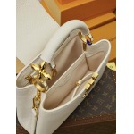 2025年7月10日入荷新作M24698 CAPUCINES BB  CapucinesBBTaurillon 3D LV  Monogram      26.5x17.5x9極品/正規品同様/人気/革/バッグルイヴィトン/CX工場