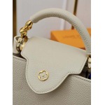 2025年7月10日入荷新作M24698 CAPUCINES BB  CapucinesBBTaurillon 3D LV  Monogram      26.5x17.5x9極品/正規品同様/人気/革/バッグルイヴィトン/CX工場