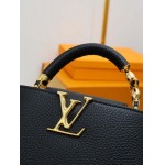 2025年7月10日入荷新作CAPUCINES M23943 CapucinesMonogram LVTaurillon  21 x14x8極品/正規品同様/人気/革/バッグルイヴィトン/CX工場