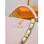 2025年7月10日入荷新作m23280  capucines bb   capucines bb  monogram   27 x 18 x 9極品/正規品同様/人気/革/バッグルイヴィトン/CX工場