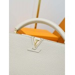 2025年7月10日入荷新作CAPUCINES BB  M24728  Capucines 27x17.3x9極品/正規品同様/人気/革/バッグルイヴィトン/CX工場