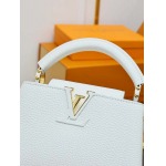 2025年7月10日入荷新作CAPUCINES  M24729  CapucinesTaurillon LV  21 x 13.6x8極品/正規品同様/人気/革/バッグルイヴィトン/CX工場