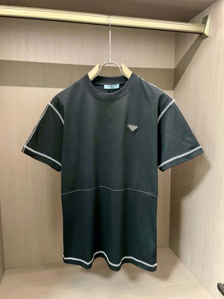 2025年7月10日入荷新作Prada半袖Tシャツ 高级品超...